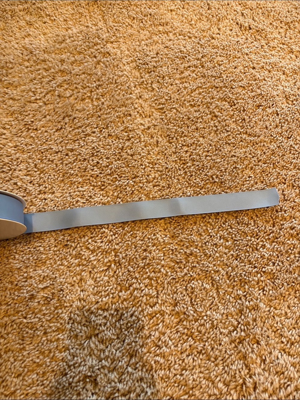 Dusty Blue Grograin Ribbon - Picture 3 of 4
